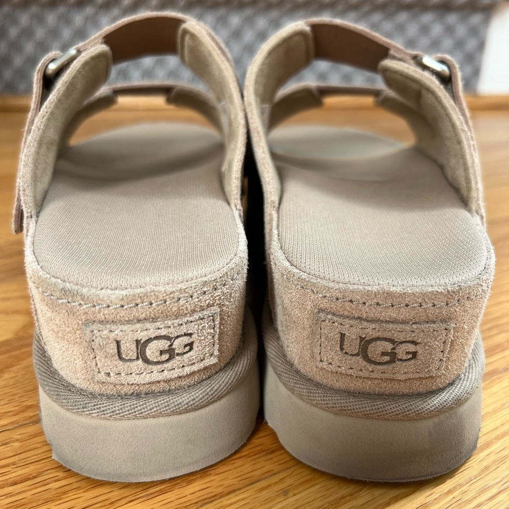 Ugg Goldenstar Hi Sandals size 7.5 in color sand